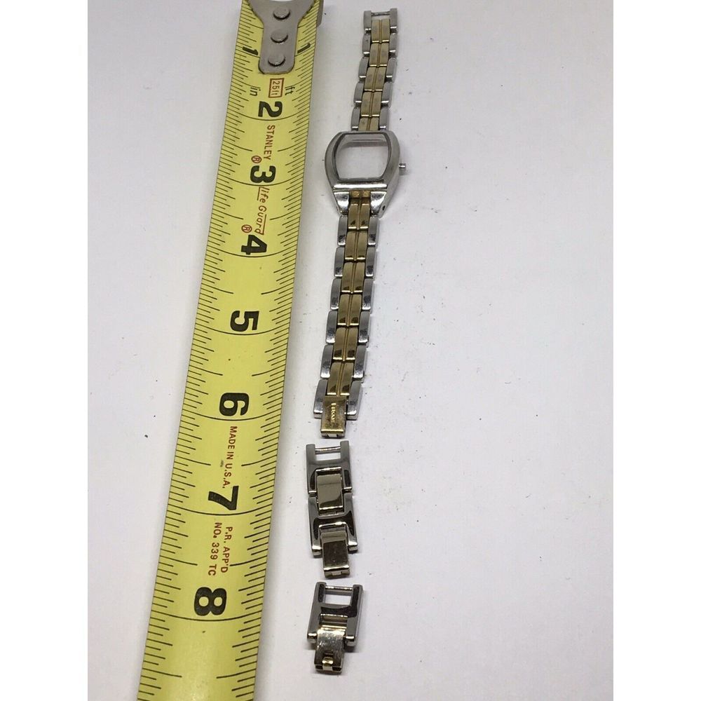 Authentic Fossil Watch Links Parts Case Band 8mm Stainless Steel Silver A706